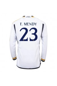 Real Madrid Ferland Mendy #23 Jalkapallovaatteet Kotipaita 2023-24 Pitkähihainen